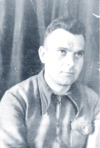 А.Э.Кальюмяэ на л/п Шалтырь(Сиблаг), ок.1948 г.