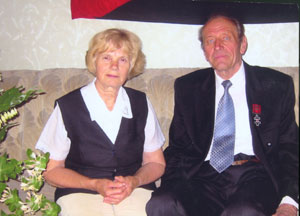 Златкус Бронюс с женой Иреной. 2004 г.