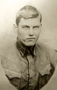 Трудармеец Баландин Б. Д. Кемерово, 1942 г.